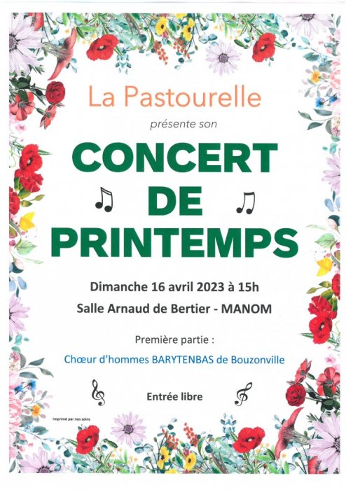 Concert de Printemps de La Pastourelle